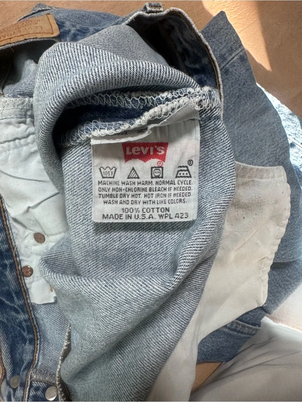 Vintage Levi’s 501 Jeans Made In USA W34 L30 Straight Leg